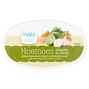 Maza Hoemoes Koriander en Limoen 200g