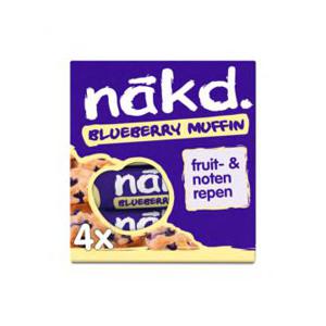 Nākd Fruitreep met Noten Blueberry Muffin 4 Repen