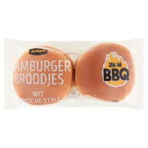 Jumbo - Hamburgerbroodjes Brioche - 4 Stuks