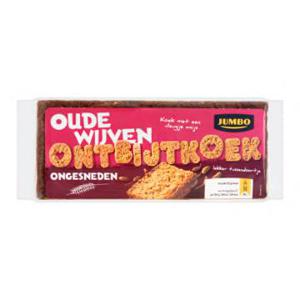 Jumbo Ontbijtkoek Oude Wijven Ongesneden 350g