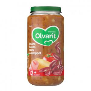 Olvarit Bruine bonen ham aardappel 12+ mnd