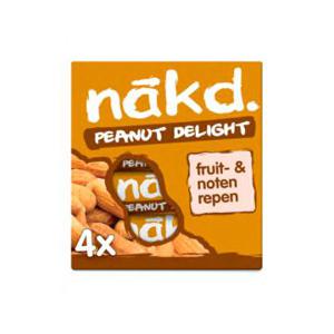 Nakd Notenreep met Fruit Peanut Delight 4 Repen