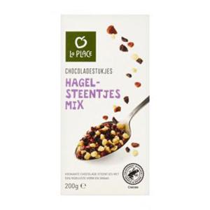 La Place Chocoladestukjes Hagelsteentjes Mix 200g