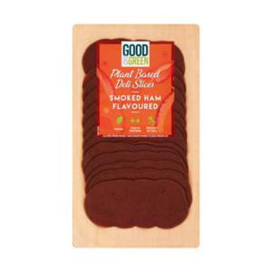 Good & Green Plant Based Deli Slices Smoked Ham Flavoured 90g