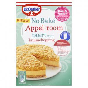 Dr. Oetker No bake appel-room taart