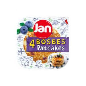 Jan American Pancakes Bosbes 4 Stuks