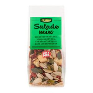 Jumbo Salade Mix Zonnebloem-& Pompoenpitten, Tomatenvlokken & Knoflookcroutons 40g