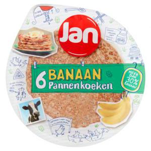 Jan Banaan Pannenkoeken 6 Stuks 375g