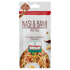 Verstegen Kruidenmix voor Nasi & Bami Pittig 15g