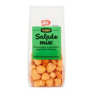 Jumbo Salademix Cheesepop & Gerookte Paprika Croutons 30g