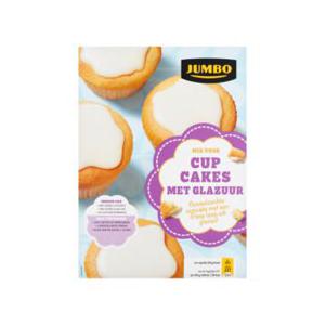 Jumbo Mix voor Cup Cakes met Glazuur 380g