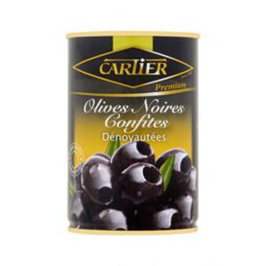 Carlier Olives Noires 400g