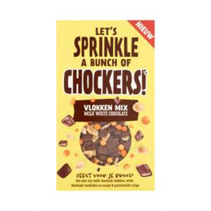 Chockers! Vlokken Mix Milk White Chocolate 290g