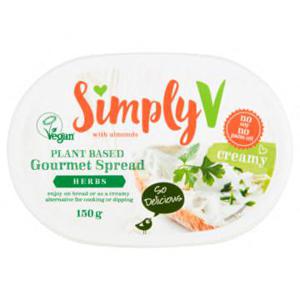 Simply V Gourmet Spread with Almonds Herbs 150g