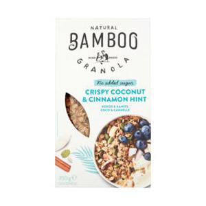 Bamboo Granola Crispy Coconut & Cinnamon Hint 350g