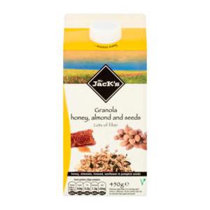 Mr. Jack's Granola Honing, Amandelen & Zaden 450g