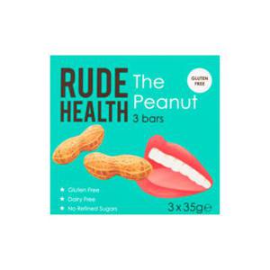 Rude Health The Peanut Bars 3 x 35g