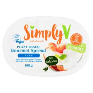 Simply V Gourmet Spread with Almonds Pure 150g