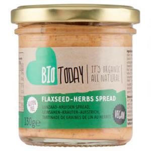 BioToday Lijnzaad-Kruiden Spread 130g