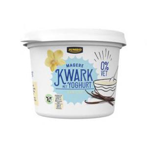 Jumbo Magere Kwark met Yoghurt Vanille 0% Vet 500g