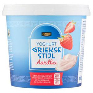 Jumbo Yoghurt Griekse Stijl Aardbei 1kg