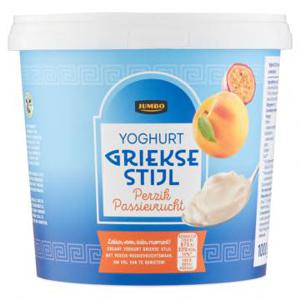 Jumbo Yoghurt Griekse Stijl Perzik Passievrucht 1kg