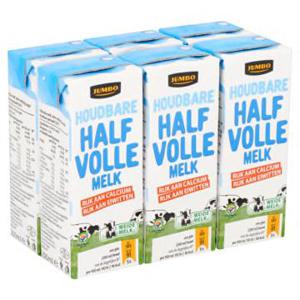 Jumbo Houdbare Halfvolle Melk 6 x 200ml