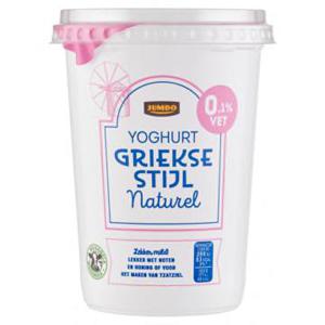 Jumbo Yoghurt Griekse Stijl Naturel 0,1% Vet 500g