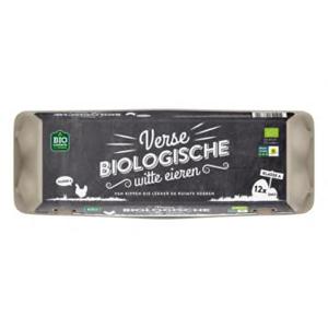 Jumbo Verse Witte Eieren Biologisch 12 Stuks