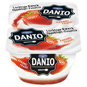 Danio Luchtige Kwark Aardbei 2 x 125g