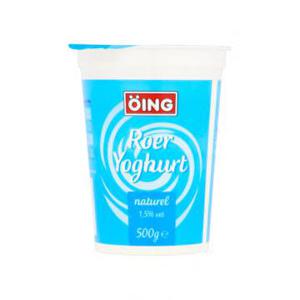 Öing Roer Yoghurt Naturel 1,5% Vet 500g