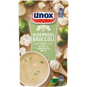 Unox Soep in zak bloemkool broccoli