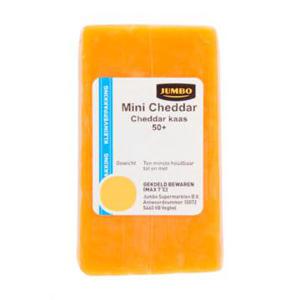 Jumbo Cheddar Kaas Kleinverpakking 50+ 72g