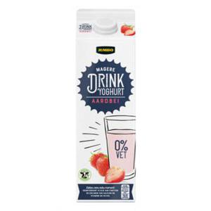 Jumbo Drinkyoghurt 0% Aardbei 1L