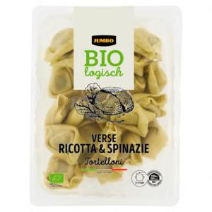 Jumbo Biologisch Verse Ricotta & Spinazie Tortelloni 250g