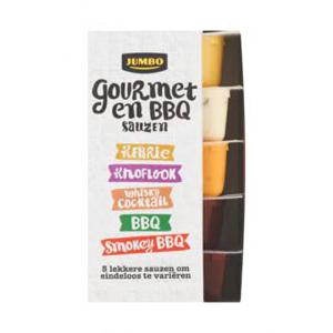 Jumbo Gourmet en BBQ Sauzen 5 x 80ml