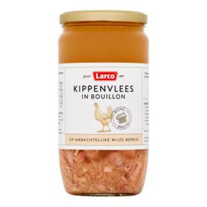 Larco Kippenvlees in Bouillon 800ml