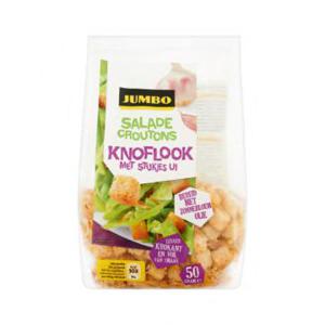 Jumbo Saladecroutons Knoflook met Stukjes Ui 50g