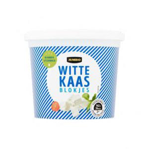 Jumbo Witte Kaas Blokjes 26+ 370g