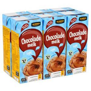 Jumbo Chocolade Melk Light 6 x 200ml