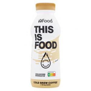 YFood Gebalanceerde Drinkmaaltijd Cold Brew Coffee + 100 mg Cafeïne 500ml