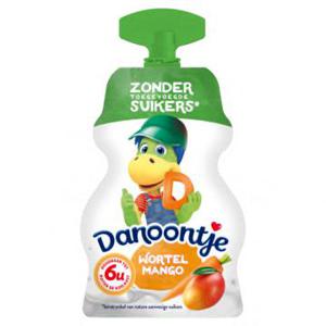 Danoontje Yoghurt Tussendoortje Zonder Toegevoegde Suikers Mango Wortel 70g