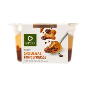 La Place Dessert Speculaas Koffiemousse met Chocoladesaus 75g