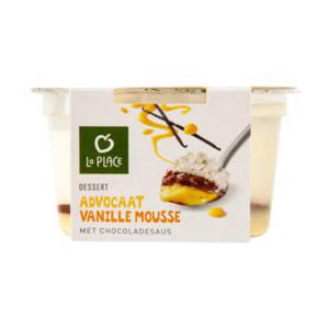 La Place Dessert Advocaat Vanille Mousse met Chocoladesaus 100g