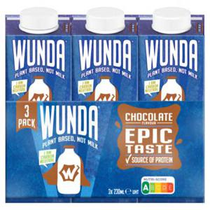 WUNDA Plant based Not milk Chocolate 3 x 230ml