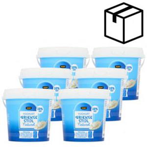 Jumbo Griekse Yoghurt Naturel 10% vet 6 x 1kg