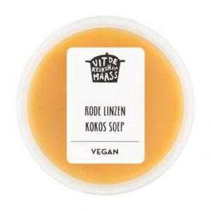 Uit de Keuken van Maass Veganistische Rode Linzen Kokos Soep 480ml