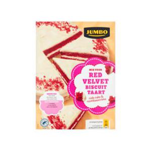 Jumbo Mix voor Red Velvet Biscuit Taart 525g