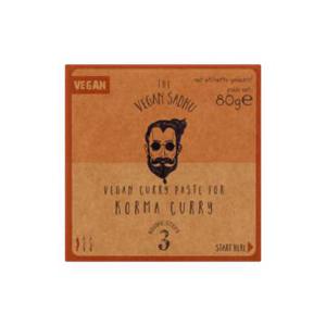 The Vegan Sadhu Vegan Curry Pasta voor Korma Curry 80g