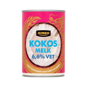 Jumbo Kokosmelk 6,6% Vet 400ml